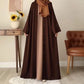 Georgette Plain Classic Abaya