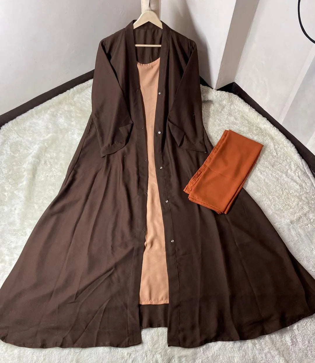 Georgette Plain Classic Abaya
