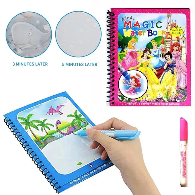 Magic Water Drawing Book Educational & Fun Activity