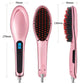Digital Fast Brush Electric Hair Straightener