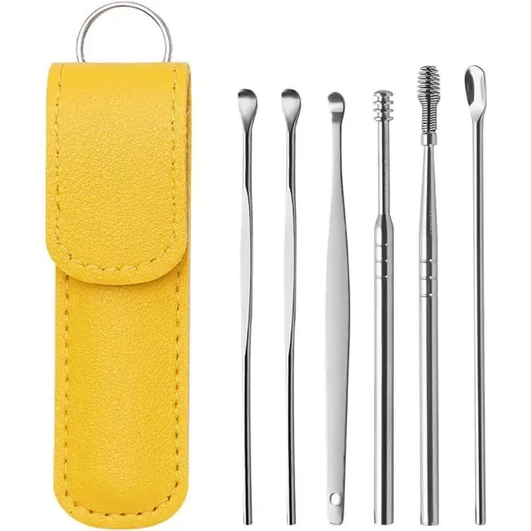 Ear Wax Cleaning Kit, 6 Pcs Ear Pick Tools